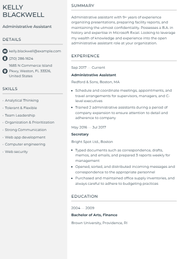 Celestial resume template